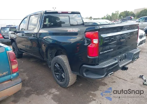 2022 Chevrolet Silverado 1500 4Wd Short Bed Lt Trail Boss from USA, damaged, VIN 3GCUDFED1NG528332